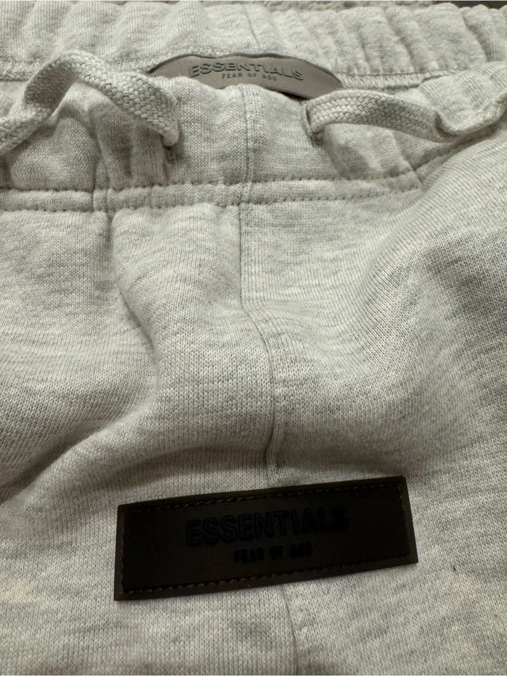Essentials Fear of God Light Oatmeal Shorts